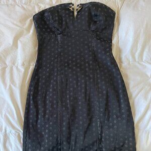 VINTAGE GUESS MINI BLACK DRESS (Worn Once, No Tags)